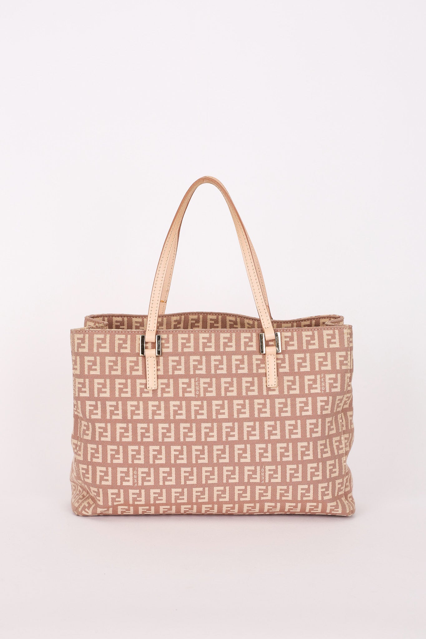 Fendi Zucchino Mini Tote Pink