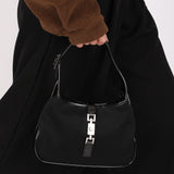 Gucci Mini Jackie Bag Black Neoprene & Patent