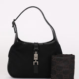 Gucci Mini Jackie Bag Black Neoprene & Patent