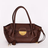 Prada Pattina Pushlock Sound Shoulder Bag