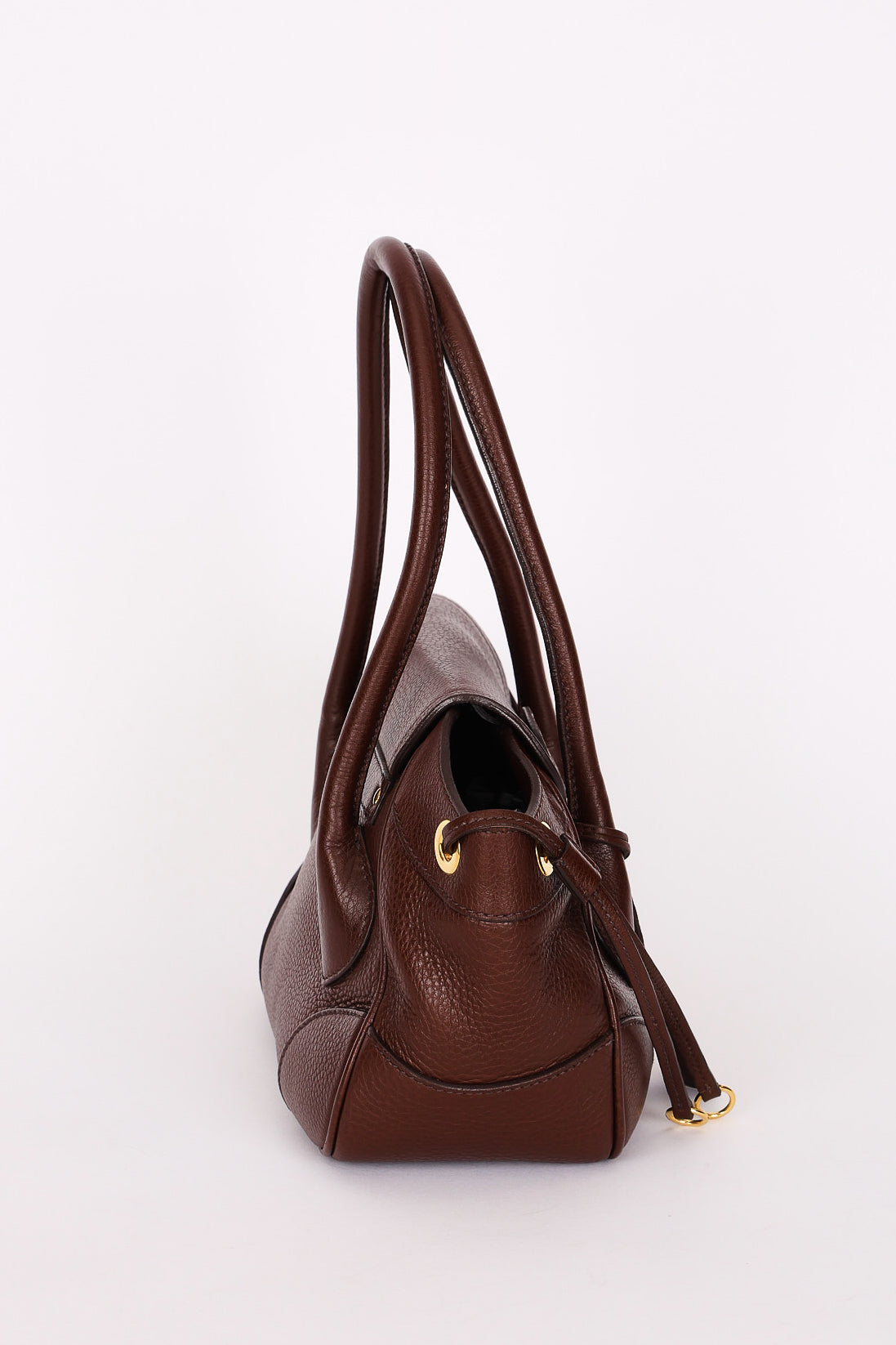 Prada Pattina Pushlock Sound Shoulder Bag