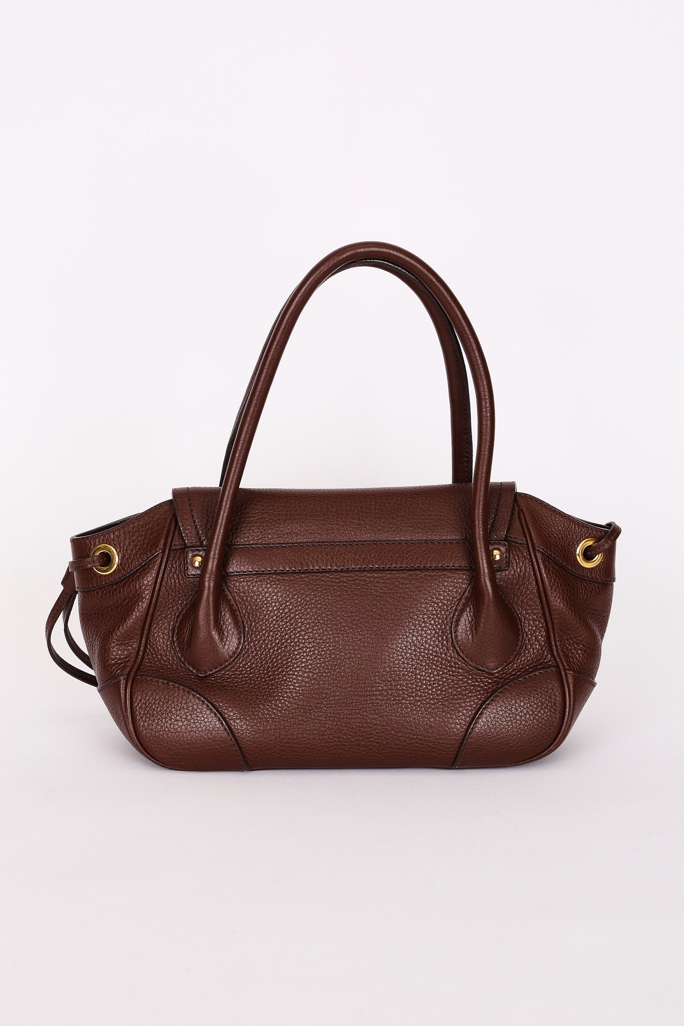 Prada Pattina Pushlock Sound Shoulder Bag