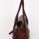 Prada Pattina Pushlock Sound Shoulder Bag