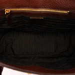 Prada Pattina Pushlock Sound Shoulder Bag