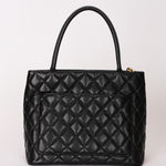 Chanel Timeless Medallion Tote Black Caviar 24K GP