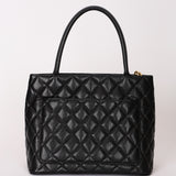 Chanel Timeless Medallion Tote Black Caviar 24K GP
