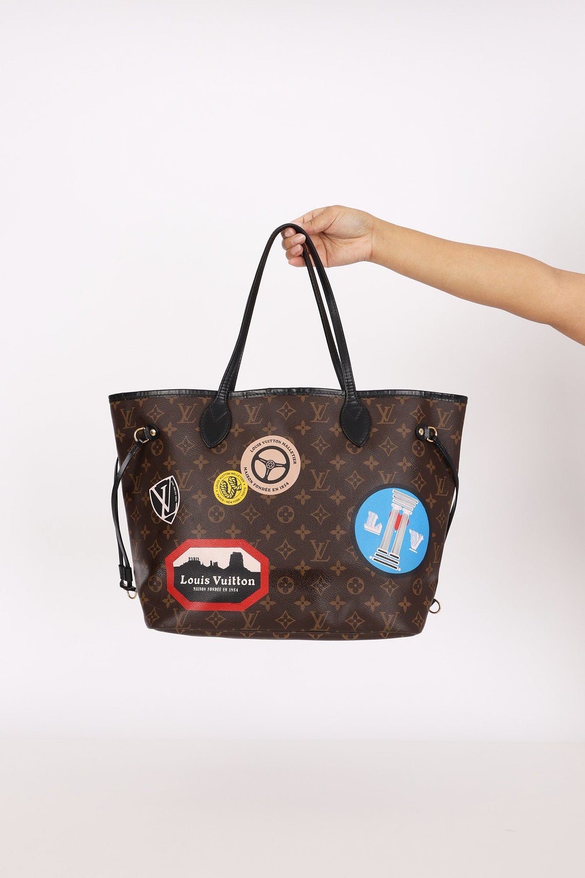 Louis Vuitton Monogram Travel Stickers Neverfull MM