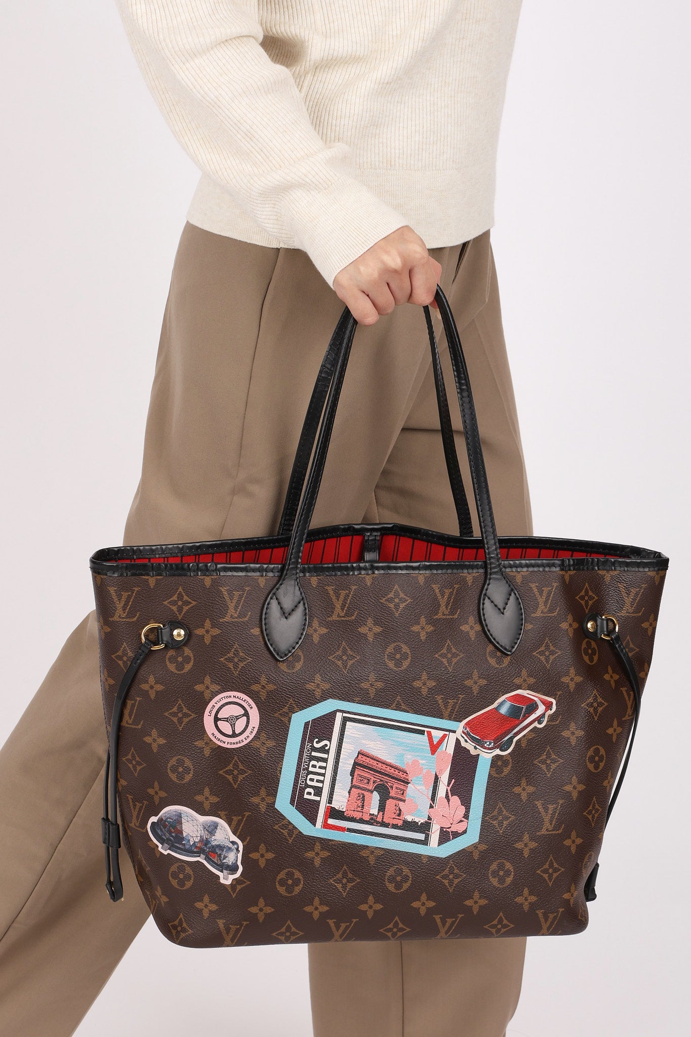 Louis Vuitton Monogram Travel Stickers Neverfull MM