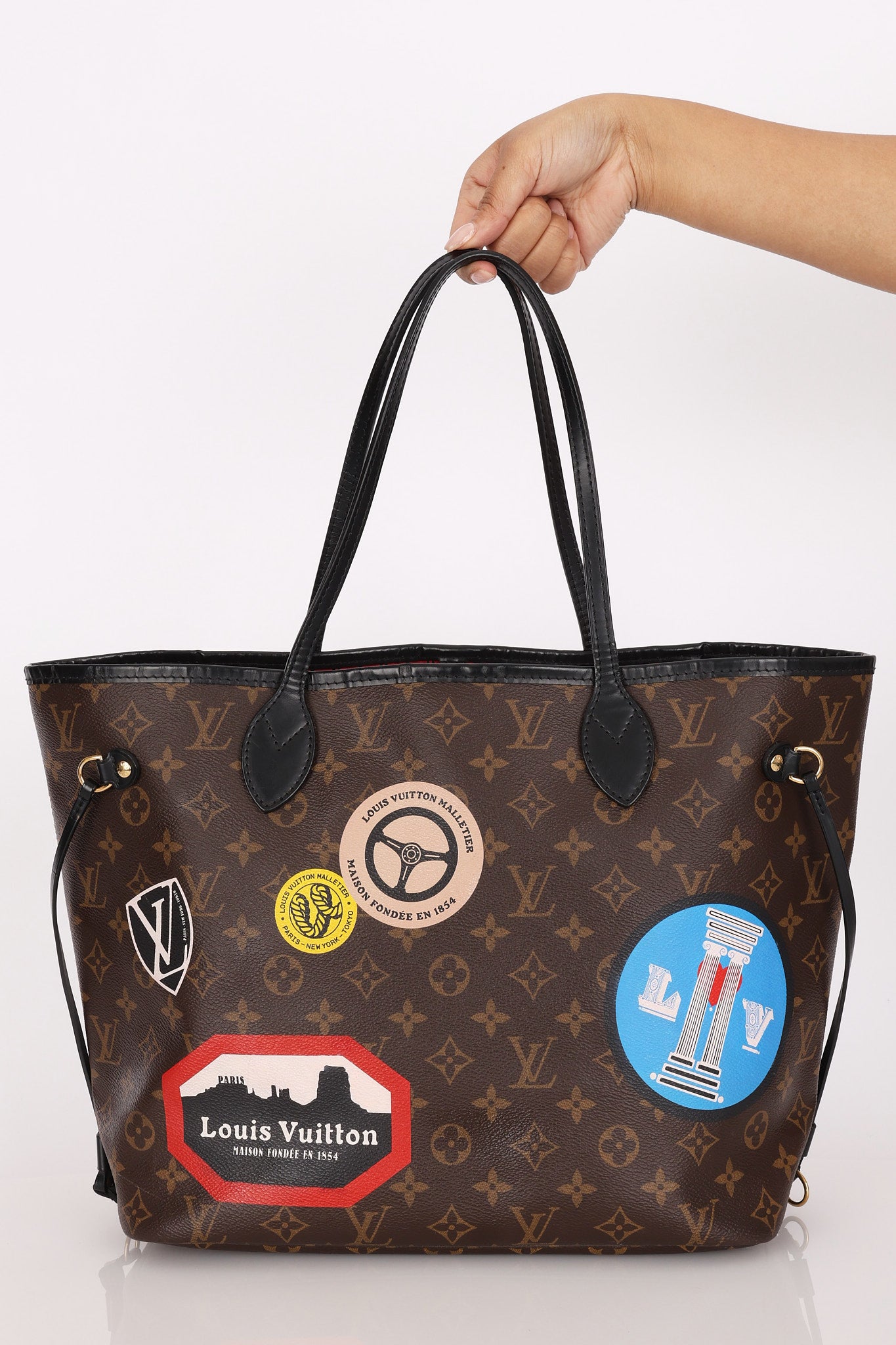 Louis Vuitton Monogram Travel Stickers Neverfull MM