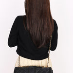 Chanel Elegant Single Flap Black Calfskin 2015 AGHW
