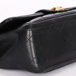 Chanel Elegant Single Flap Black Calfskin 2015 AGHW