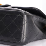 Chanel Elegant Single Flap Black Calfskin 2015 AGHW