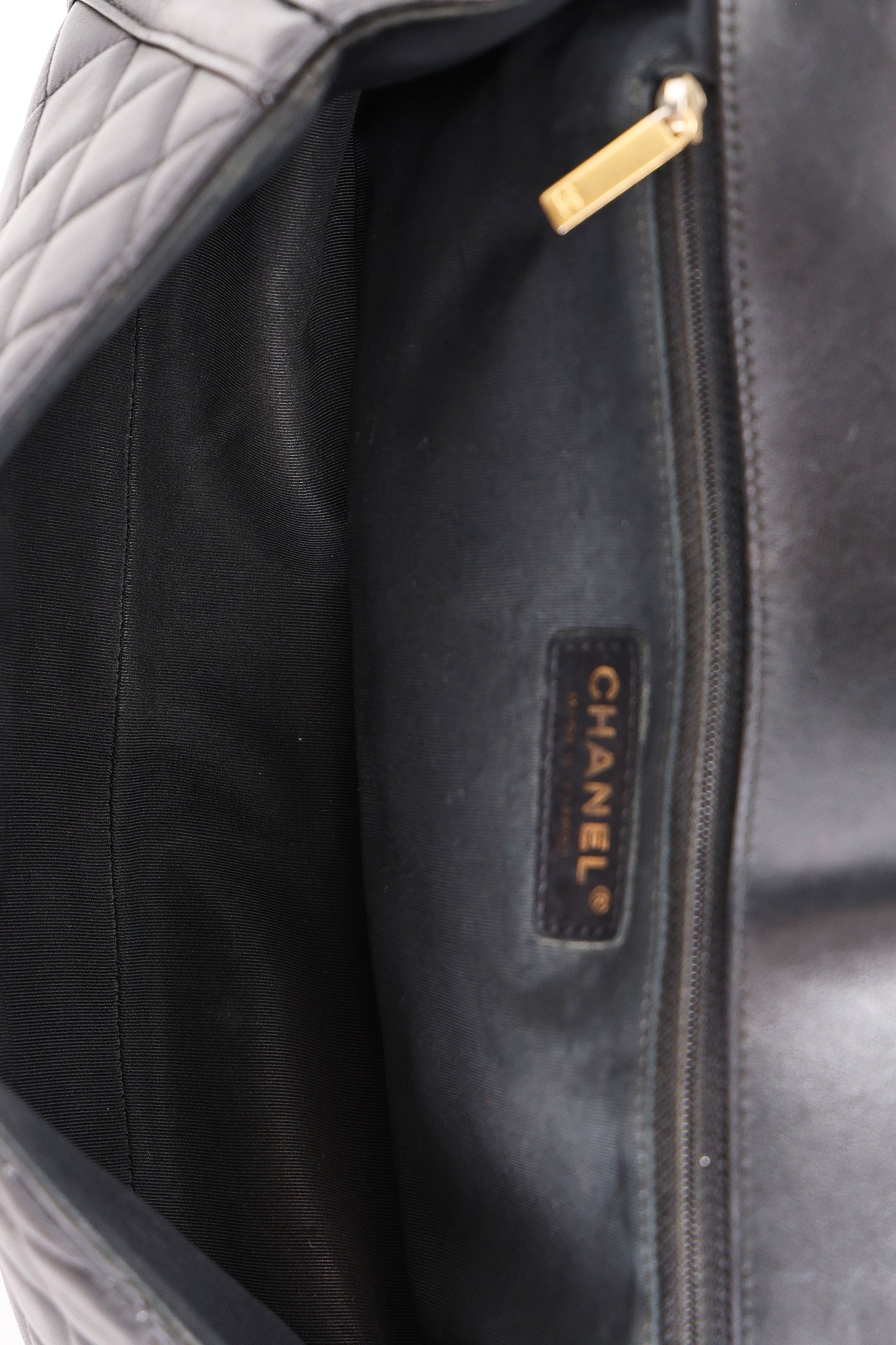Chanel Elegant Single Flap Black Calfskin 2015 AGHW