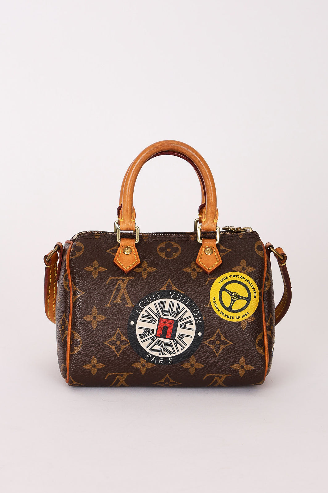 Louis Vuitton Monogram World Tour Nano Speedy