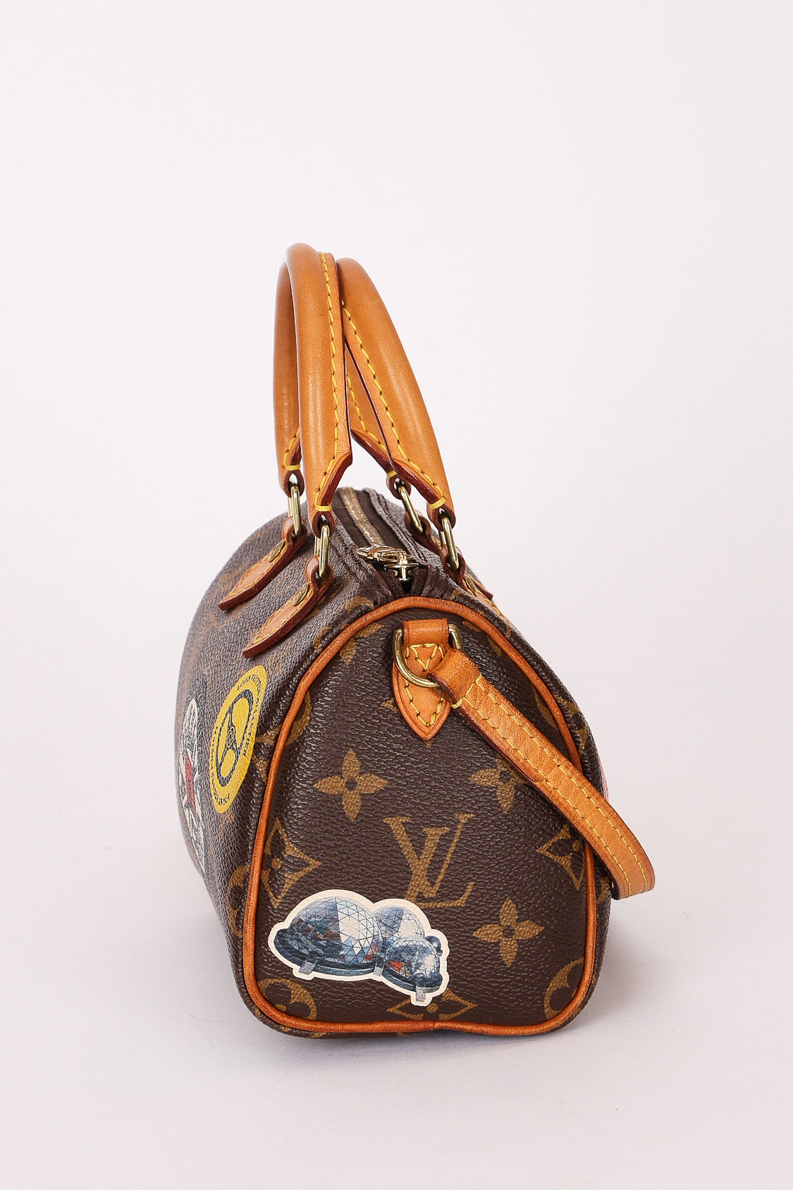 Louis Vuitton Monogram World Tour Nano Speedy