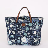 Gucci Floral Print Denim Tote