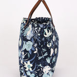 Gucci Floral Print Denim Tote