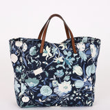 Gucci Floral Print Denim Tote