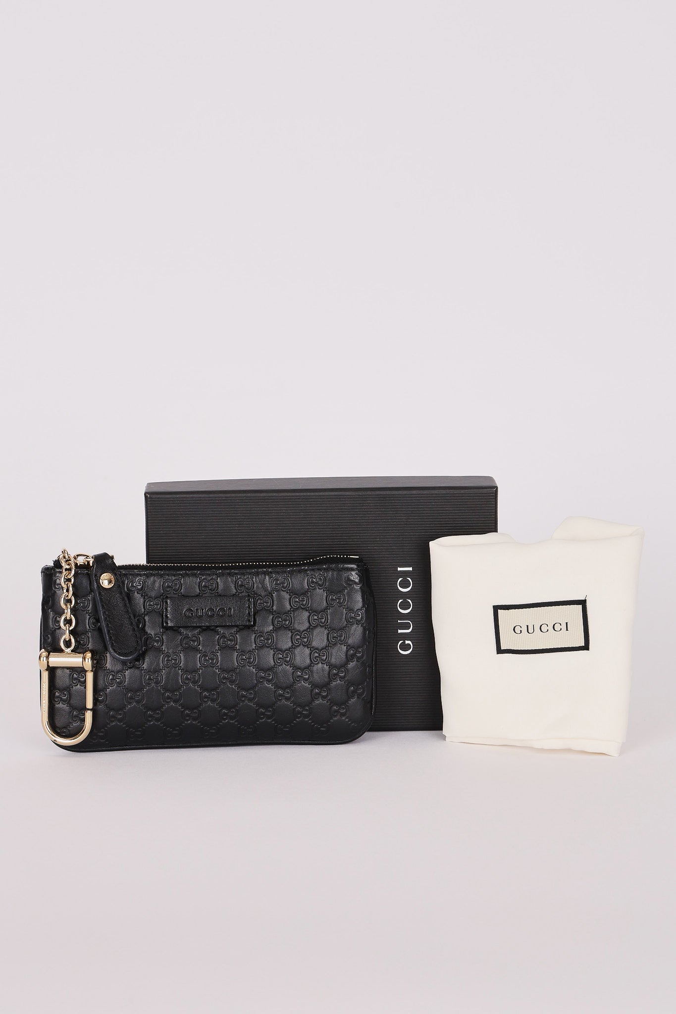 Gucci Guccissima Key Ring Pouch