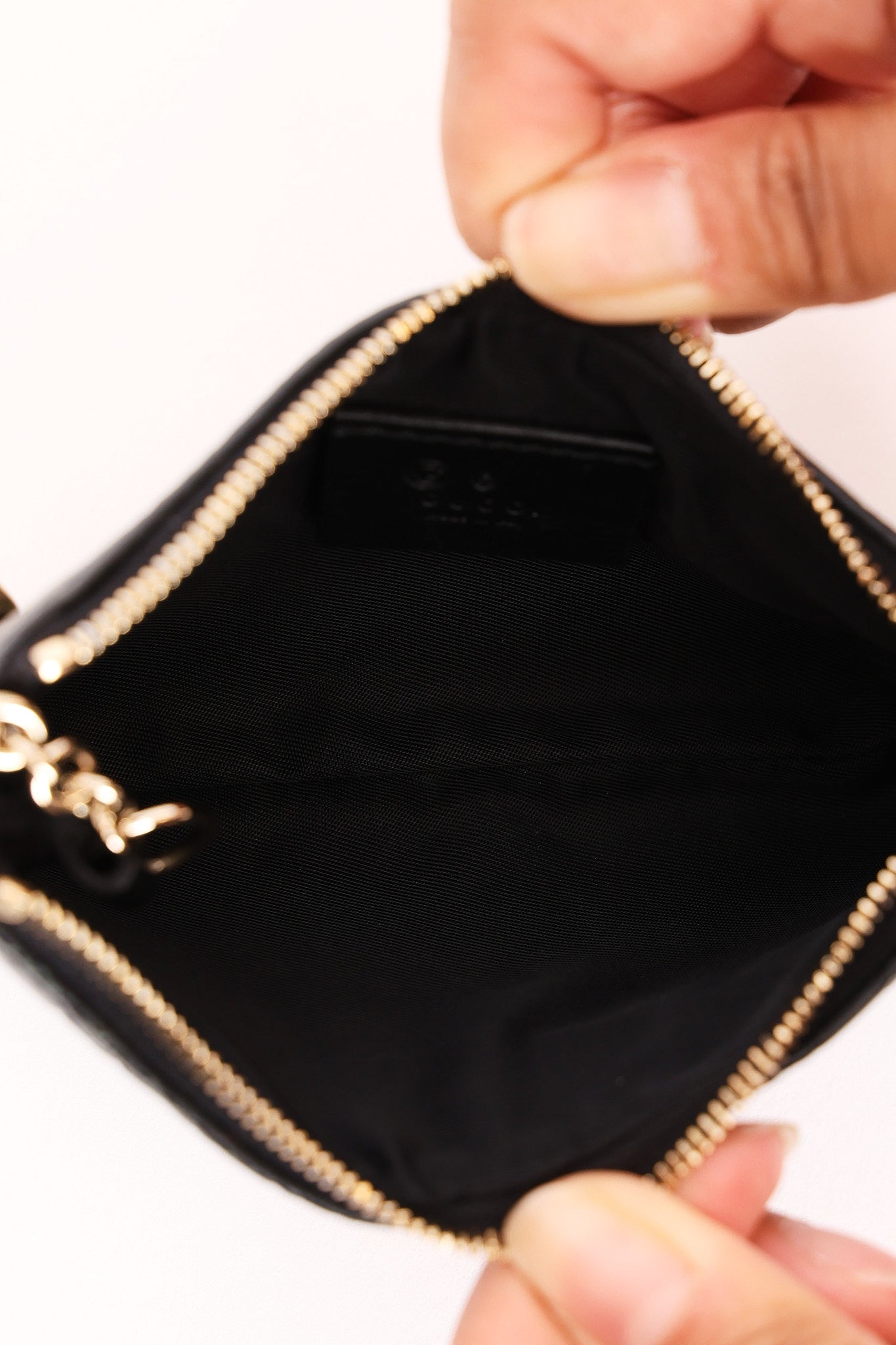 Gucci Guccissima Key Ring Pouch