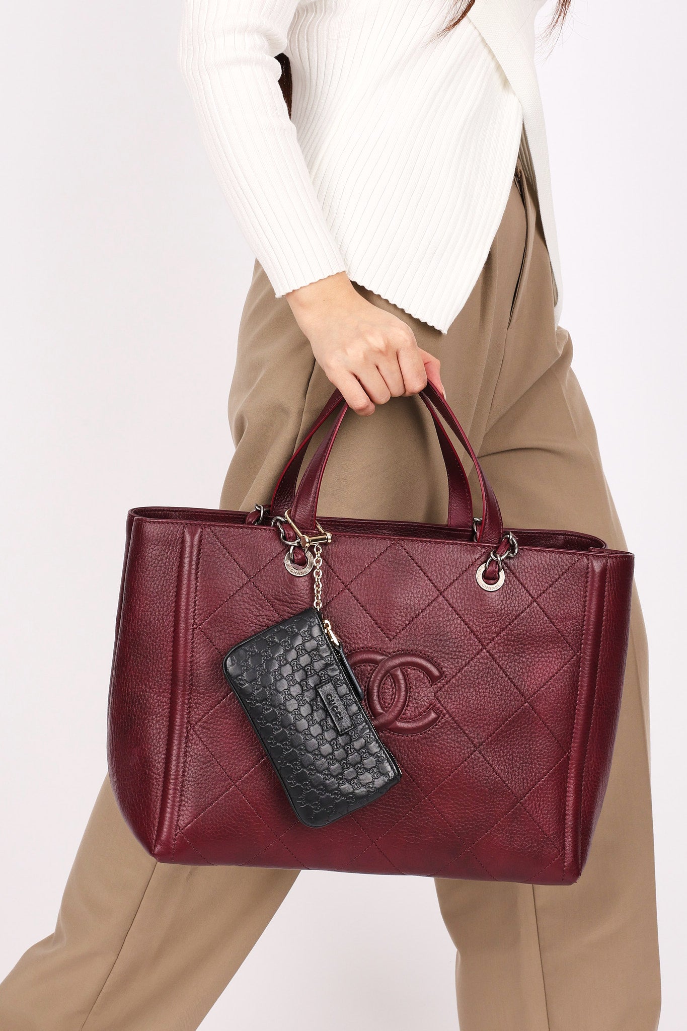 Gucci Guccissima Key Ring Pouch