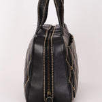 Chanel Whipstitched Tote Black Calfskin RHW
