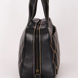 Chanel Whipstitched Tote Black Calfskin RHW