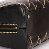 Chanel Whipstitched Tote Black Calfskin RHW