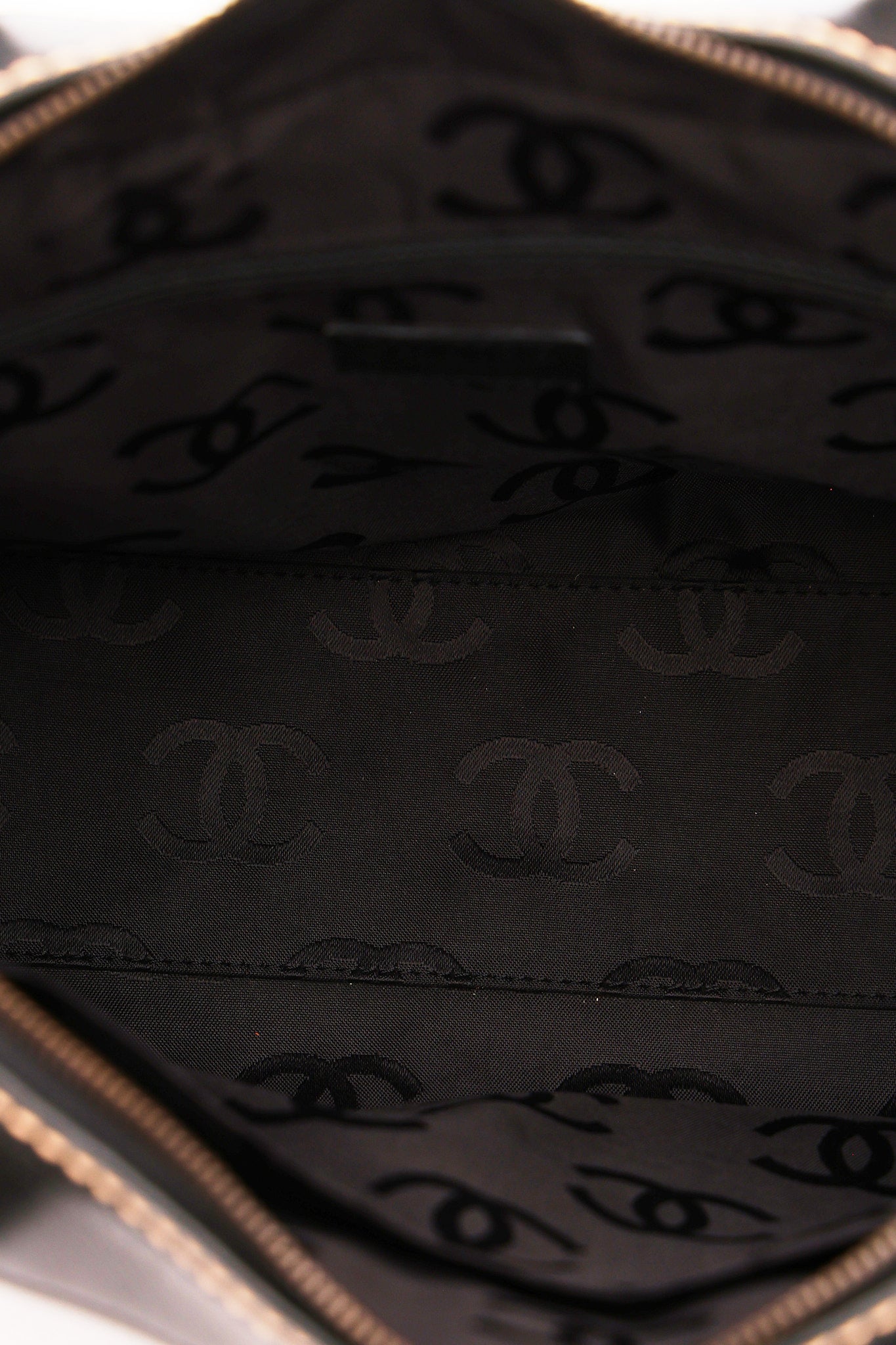 Chanel Whipstitched Tote Black Calfskin RHW