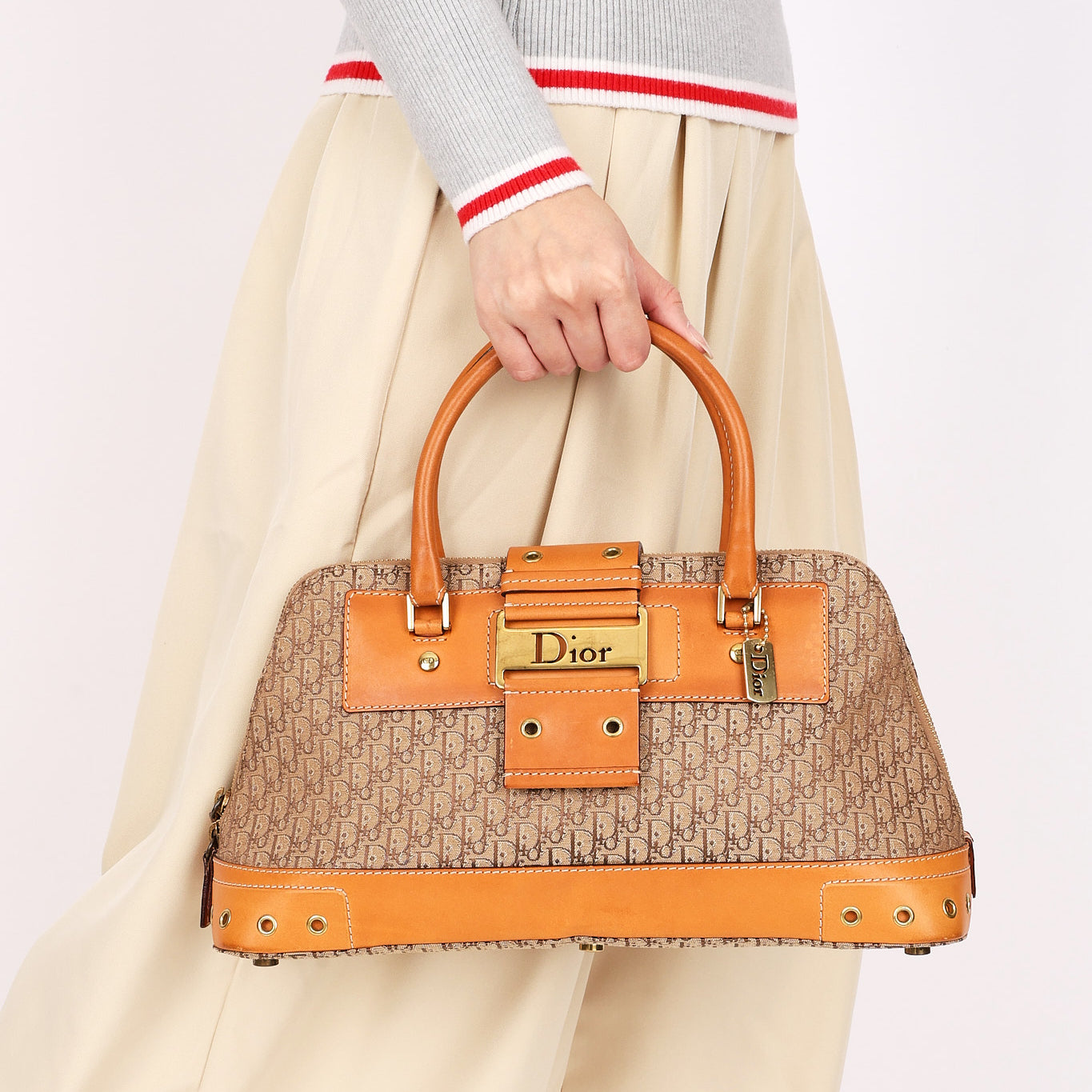 Christian Dior Street Chic Trotter Top Handle Bag
