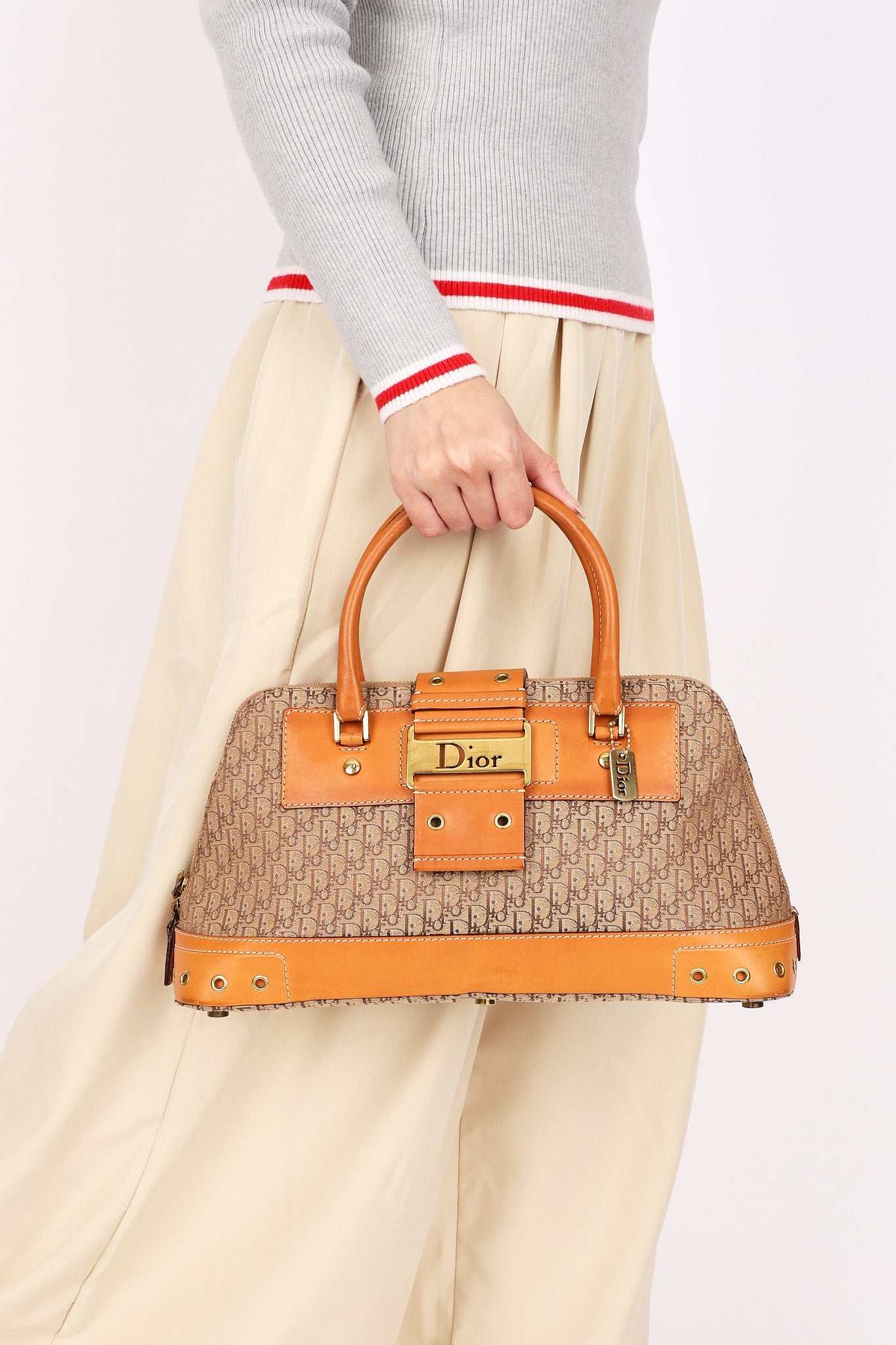 Christian Dior Street Chic Trotter Top Handle Bag