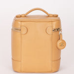 Chanel Timeless Vanity Bag Beige Caviar 24K GP