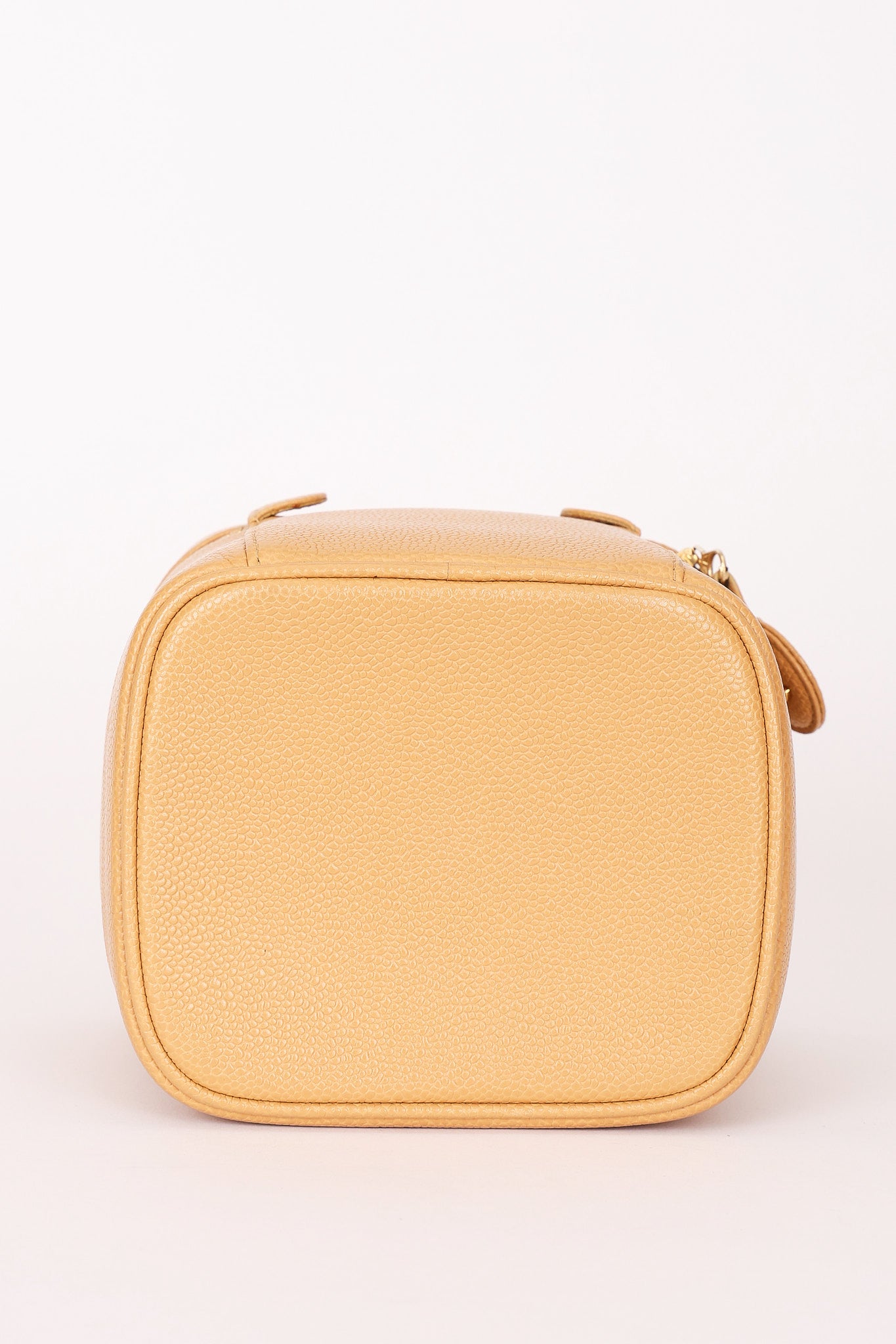 Chanel Timeless Vanity Bag Beige Caviar 24K GP