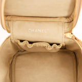 Chanel Timeless Vanity Bag Beige Caviar 24K GP