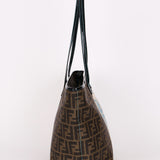 Fendi Zucca Fortune Fish Tote Coated Canvas
