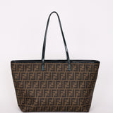 Fendi Zucca Fortune Fish Tote Coated Canvas