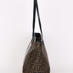 Fendi Zucca Fortune Fish Tote Coated Canvas