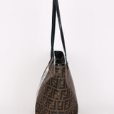 Fendi Zucca Fortune Fish Tote Coated Canvas
