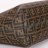 Fendi Zucca Fortune Fish Tote Coated Canvas