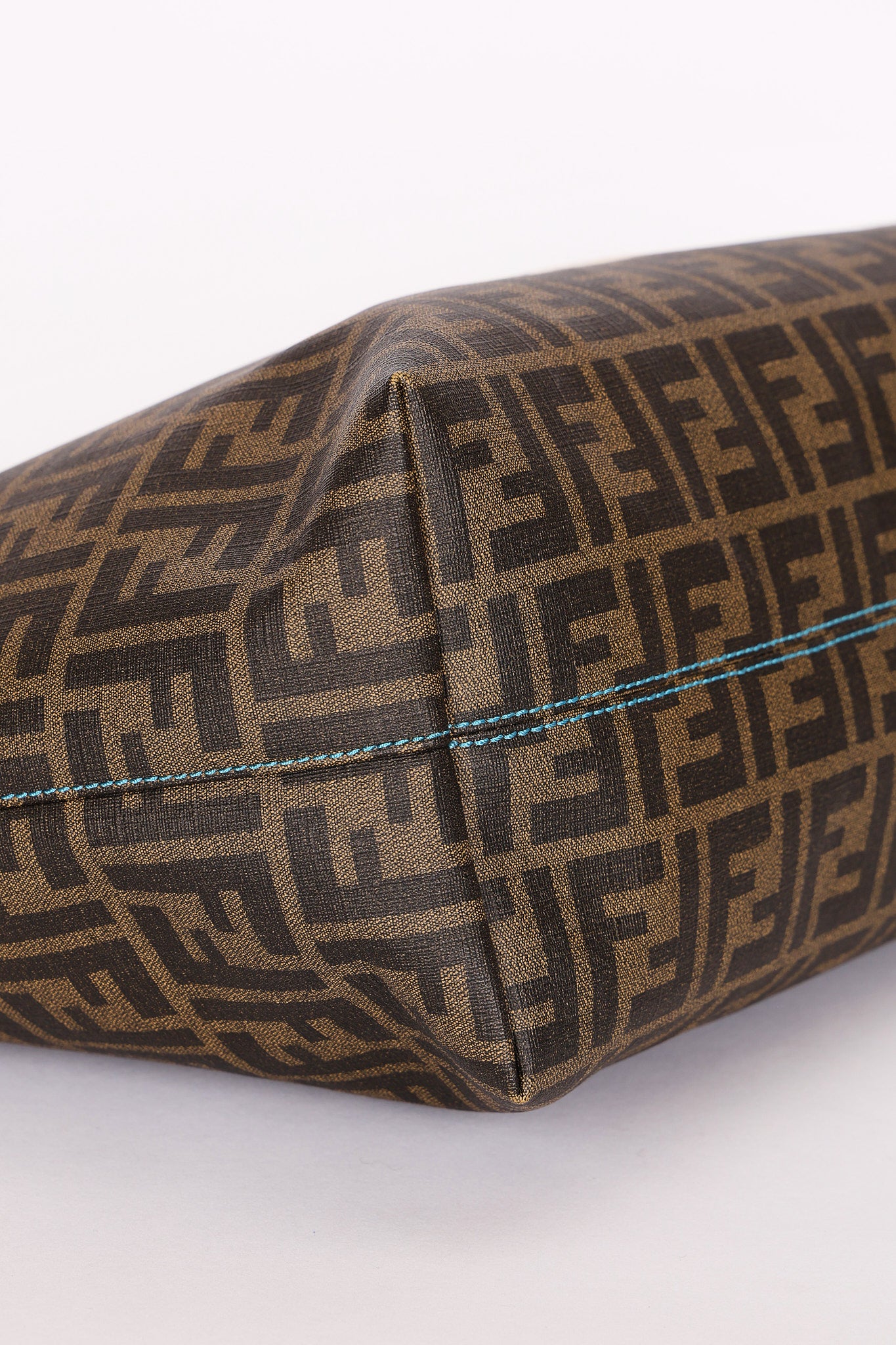 Fendi Zucca Fortune Fish Tote Coated Canvas