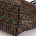 Fendi Zucca Fortune Fish Tote Coated Canvas