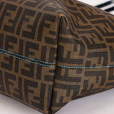 Fendi Zucca Fortune Fish Tote Coated Canvas