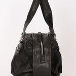 Chanel Chocolate Bar Shoulder Bag Black Calfskin RHW