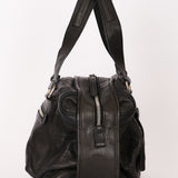 Chanel Chocolate Bar Shoulder Bag Black Calfskin RHW