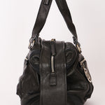 Chanel Chocolate Bar Shoulder Bag Black Calfskin RHW