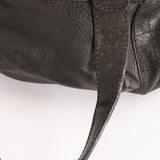 Chanel Chocolate Bar Shoulder Bag Black Calfskin RHW