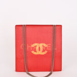 Chanel (Double-Sided Coral Logo Shoulder Bag)