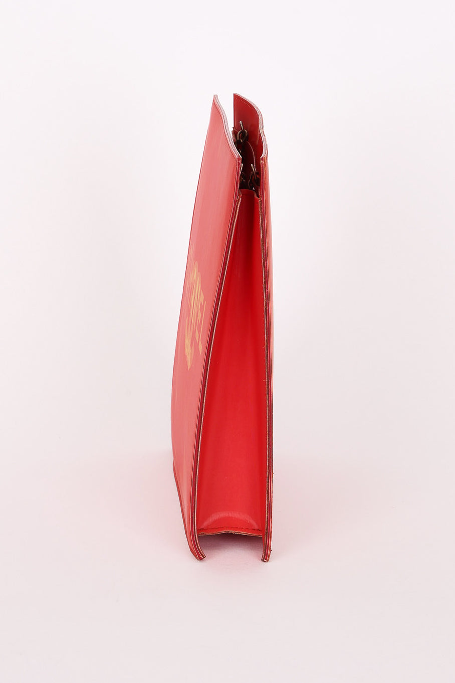 Chanel (Double-Sided Coral Logo Shoulder Bag)