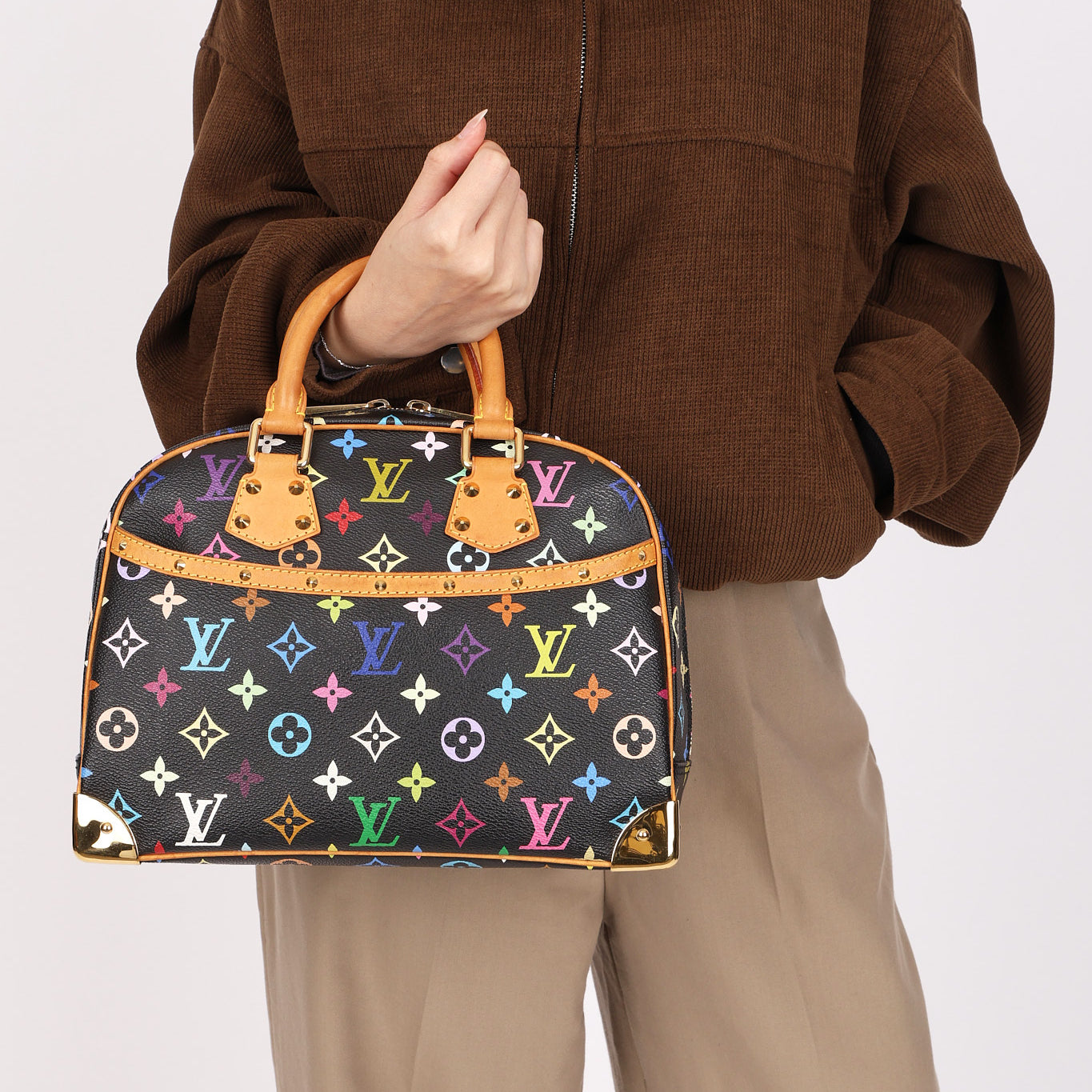 Louis Vuitton x Takashi Murakami Trouville Bag