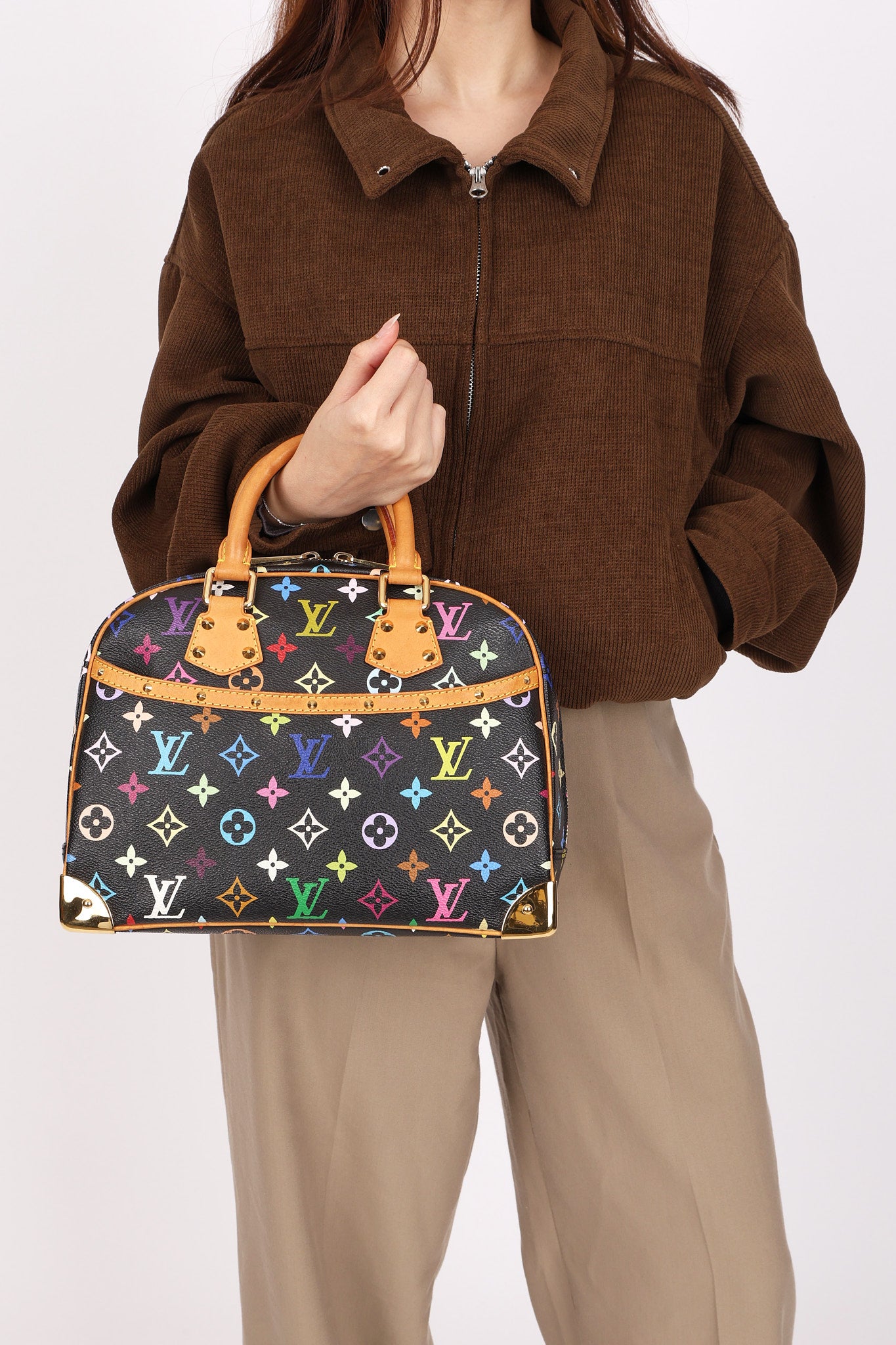 Louis Vuitton x Takashi Murakami Trouville Bag